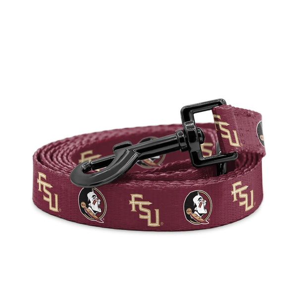 Florida State Seminoles Adjustable Pet Collar & 6 Ft Leash